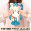 1 L Hot Water Bottle Bunny Blue Stars Hot Water Bottle with Cover Soft Velvet Hot Water Bag for Pain Relief Small Hot Water Bottle for Kids Adult view 4