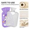 1 L Hot Water Bottle Magic Kittens Ghost Hot Water Bottle with Cover Soft Velvet Hot Water Bag for Pain Relief Small Hot Water Bottle for Kids Adult view 3