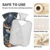 1 L Hot Water Bottle Deer Flowers Hot Water Bottle with Cover Soft Velvet Hot Water Bag for Pain Relief Small Hot Water Bottle for Kids Adult view 3