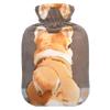 1 L Hot Water Bottle Cute Corgi Hot Water Bottle with Cover Soft Velvet Hot Water Bag for Pain Relief Small Hot Water Bottle for Kids Adult view 1