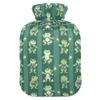 1 L Hot Water Bottle Cute Frog Hot Water Bottle with Cover Soft Velvet Hot Water Bag for Pain Relief Small Hot Water Bottle for Kids Adult view 1