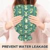 1 L Hot Water Bottle Cute Frog Hot Water Bottle with Cover Soft Velvet Hot Water Bag for Pain Relief Small Hot Water Bottle for Kids Adult view 4