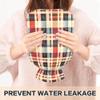 2 L Hot Water Bottle Checked Hot Water Bottle with Cover Soft Velvet Hot Water Bag for Pain Relief Hot Water Bottle for Winter Bed for Hands view 4