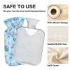 2 L Hot Water Bottle Sea Turtles Hot Water Bottle with Cover Soft Velvet Hot Water Bag for Pain Relief Hot Water Bottle for Winter Bed for Hands view 3