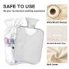 1 L Hot Water Bottle Cute Sheep Hot Water Bottle with Cover Soft Velvet Hot Water Bag for Pain Relief Small Hot Water Bottle for Kids Adult view 3