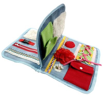 Fidget Blanket for Adults with Dementia Multi-Functional Sensory Blanket Calming & Comforting Sensory Toys Adults for Alzheimer's, Dementia, Asperger's, Anxiety,Sensory Blanket