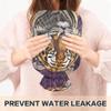 1 L Hot Water Bottle Tiger with Purple Paisley Hot Water Bottle with Cover Soft Velvet Hot Water Bag for Pain Relief Small Hot Water Bottle for Kids Adult view 4