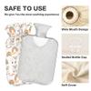1 L Hot Water Bottle Sheep Hot Water Bottle with Cover Soft Velvet Hot Water Bag for Pain Relief Small Hot Water Bottle for Kids Adult view 3