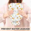 1 L Hot Water Bottle Duck and Line Hot Water Bottle with Cover Soft Velvet Hot Water Bag for Pain Relief Small Hot Water Bottle for Kids Adult view 4