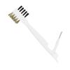 KOMBIUDA Gas Stove Cleaning Brush Brass Wire Scrub Brush for Kitchen Utensils Seam and Crevice Cleaner for Stoves Sinks Pots and Pans Essential Household Tool for Stubborn Stains view 1