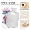 1 L Hot Water Bottle Dragonfly Hot Water Bottle with Cover Soft Velvet Hot Water Bag for Pain Relief Small Hot Water Bottle for Kids Adult view 3