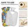 2 L Hot Water Bottle Cute Cat Hot Water Bottle with Cover Soft Velvet Hot Water Bag for Pain Relief Hot Water Bottle for Winter Bed for Hands view 3