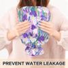 1 L Hot Water Bottle Iris Flower Hot Water Bottle with Cover Soft Velvet Hot Water Bag for Pain Relief Small Hot Water Bottle for Kids Adult view 4