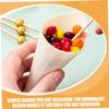 Anneome 50pcs Disposable Cones for Mini Ice Cream Charcuterie and Appetizers Rustic Food Presentation for Parties Catering and Restaurants view 3