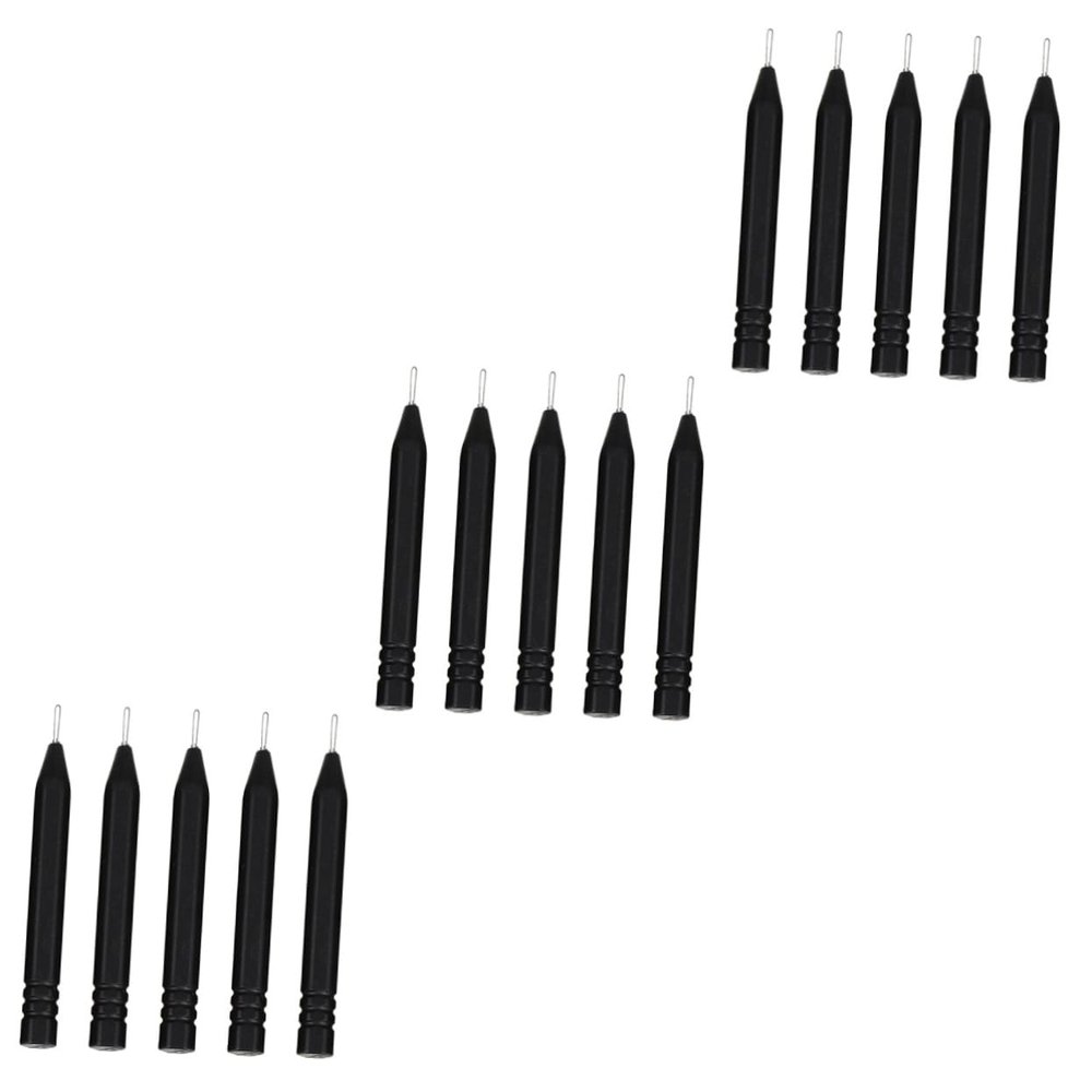 Gogogmee 3sets Hearing Cleaning Tool Earmold Cleaner Removal Tool Made of Abs Steel 5pcs*3