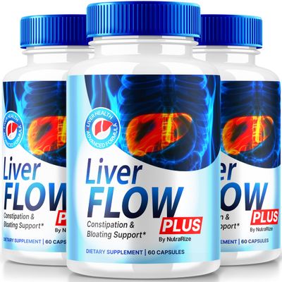 (3 Pack) Liver Flow Plus Capsules, Official Probiotics Formula for Gut Health, LiverFlow Plus Supplement for Digestive Wellness, Liver Flow + Detox Pills, Premium Pastillas Review (180 Capsules)