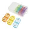 NOLITOY 2pcs Portable Medicine Organizer for Home Travel Compact Pill Case for Daily Medication Lightweight and Easy to Carry view 1