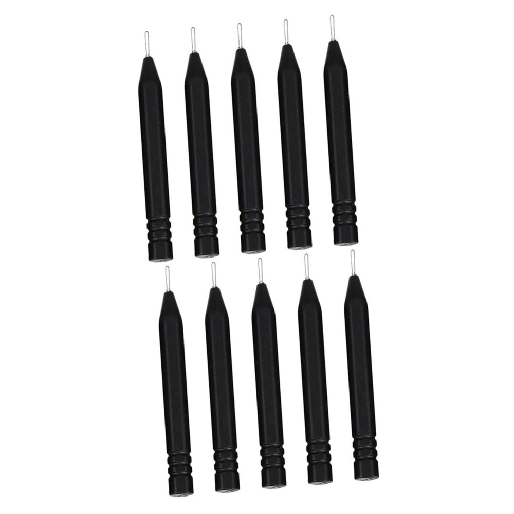 BUTIFULSIC 10pcs Earmold Cleaning Tool Ergonomic Removal Rods Effortless for Professional Personal Use Essential Cleaning Accessories for Hearing