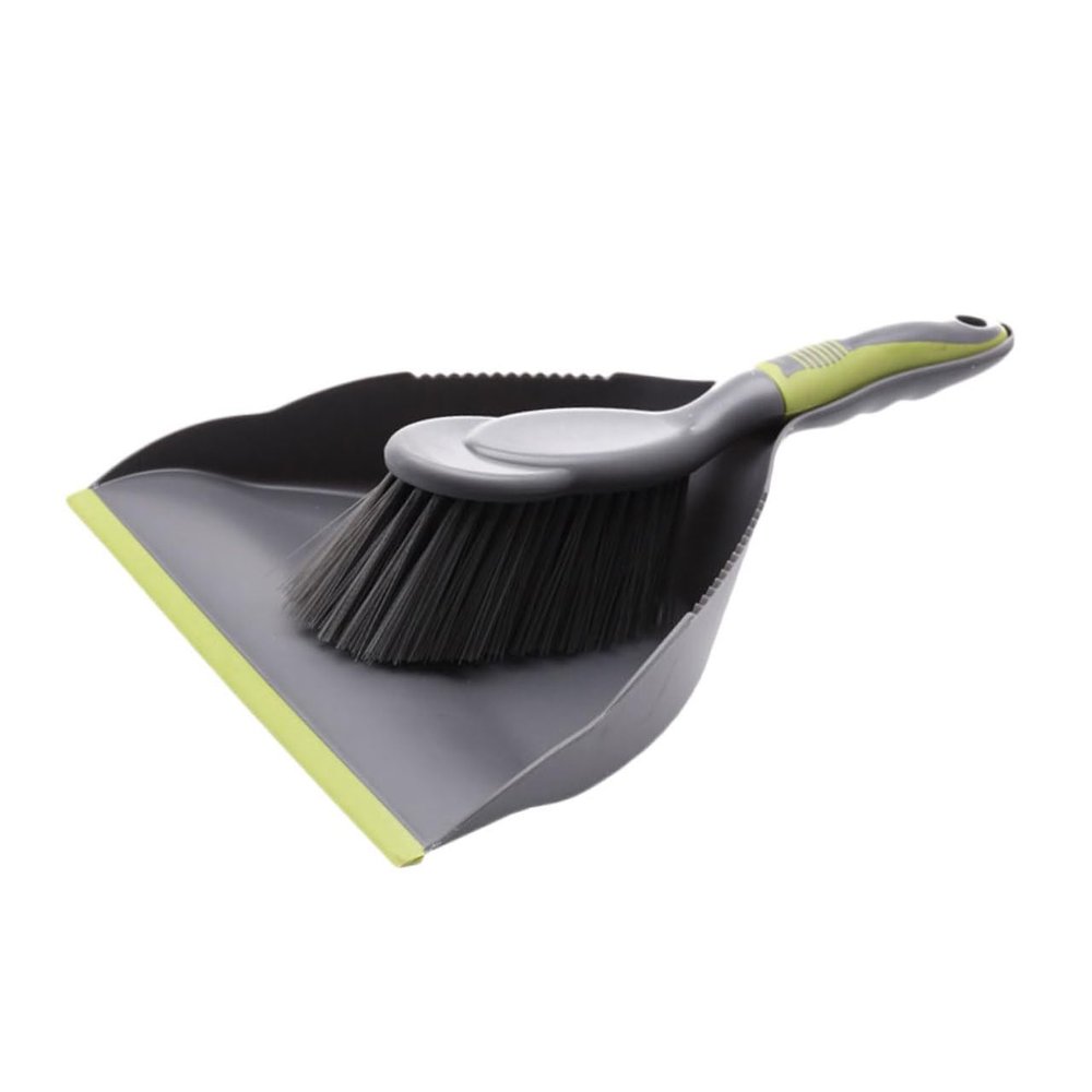 Anneome 1set Desktop Cleaning Set Broom Dustpan Keyboard Broom Cleaning Dustpan for Computer Laptop