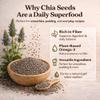100% Gourmet Organic Chia Seeds USDA Organic & Kosher Certified Black Chia Seeds for Chia Pudding, Smoothies & Overnight Recipes High Fiber, Plant-Based Omega-3 Non-GMO, Gluten Free Resealable Jar view 3