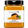 100% Gourmet Organic Turmeric Powder Golden Milk, Turmeric Tea & Cooking Spice, Warm Earthy Flavor, USDA Organic & Kosher Certified, Packed in USA view 1