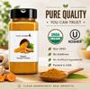 100% Gourmet Organic Turmeric Powder Golden Milk, Turmeric Tea & Cooking Spice, Warm Earthy Flavor, USDA Organic & Kosher Certified, Packed in USA view 2