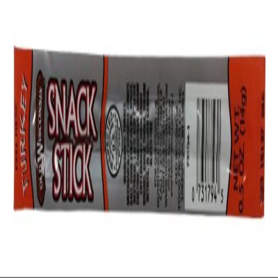 Old Wisconsin Turkey Snack Sticks, High Protein, 144 Pieces of 0.5 oz Each, Gluten-Free Gourmet Snacks, Low Calorie and Perfect for On-the-Go Snacking, Flavorful and Wholesome Treat