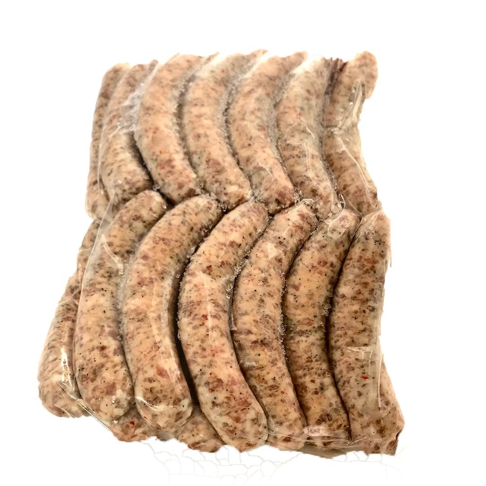 Mulay's Original Italian Hot Links, 4:1, Gluten-Free, 2 Packs of 5 lb Each, Frozen, Certified Paleo, Keto, Whole30 Compliant