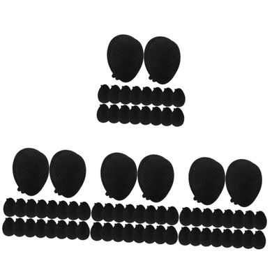 FOMIYES 40pairs High Heel Protective Pads - Shoe Grips for High Heel Sole Wear-Resistant Non- Mats for Reducing Noise Enhancing Walking Safety