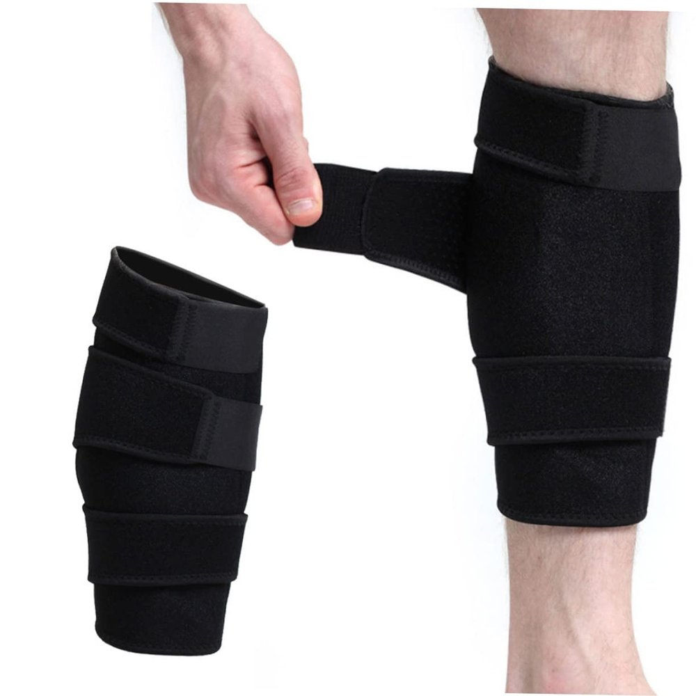 TOVINANNA 2pcs Calf Compression Sleeves Protective Leg Pads for Sports Breathable Durable Design for Basketball Running and Hiking Reduces Fatigue and Swelling Black