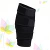 TOVINANNA 2pcs Calf Compression Sleeves Protective Leg Pads for Sports Breathable Durable Design for Basketball Running and Hiking Reduces Fatigue and Swelling Black view 4
