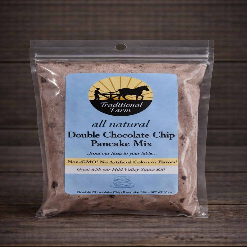Double Chocolate Chip Pancake Mix ALL NATURAL