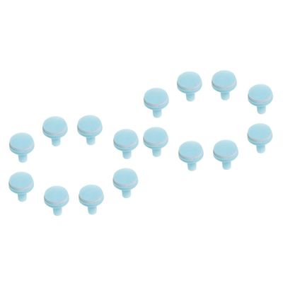 Mikinona 16pcs Nail Drill Replacement Pads Electric Nail Trimmer Grinding with Base and Easy to Install for Newborn Fingernails and Toes File Discs