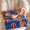 IdeaFlash Custom Gift Wrapping Paper with Photo Face, Personalized Birthday Christmas Wrapping Paper Rolls with Text for Kids Friends Him Her Men Women for Birthday Christmas Xmas 58"x23" view 4