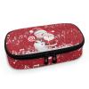 ASQVTIFE Singing Santa Snowman Insulin Cooler Travel Case Large Capacity Diabetic Bag for Insulin Pens, Needles & Diabetes Supplies, Dustproof Insulated Medicine Case for Christmas Decor view 2