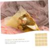 minkissy 20pcs Crystal Cellophane Flower Wrapping Plain Color Packaging for Bouquets Crafts Weddings and Seasonal Gifting view 2