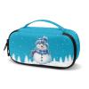 ASQVTIFE Christmas Snow Injection Travel Case Diabetes Case Insulin Cooler Travel Case Diabetic Care Organizers Travel Case for Ladies Basic Daily Zipper Portable Bag for Insulin Pen view 1