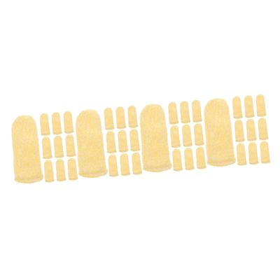 Healeved 40pcs Cut Resistant Finger Sleeves -Cut Thumb Covers for Kitchen and Craft Use for Pruning Woodworking Cooking and More
