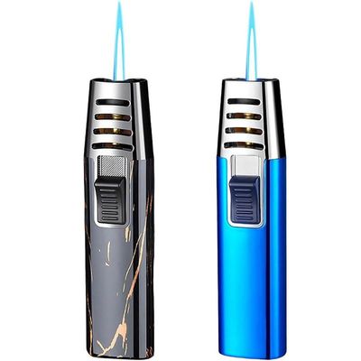 2Pack Fire Blaze Lighter, Powerful Adjustable Flame Dual-Arc Torch Lighter, Fireblaze Electric Lighter, Waterproof and Windproof Candle Lighter Butane Lighter Grill Lighter Mini Torch Lighter(2pack e)
