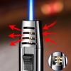 2Pack Fire Blaze Lighter, Powerful Adjustable Flame Dual-Arc Torch Lighter, Fireblaze Electric Lighter, Waterproof and Windproof Candle Lighter Butane Lighter Grill Lighter Mini Torch Lighter(2pack e) view 3