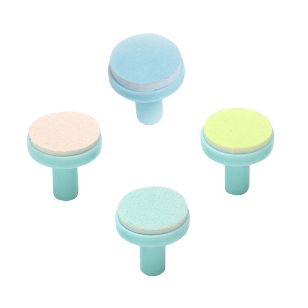 HAPINARY 4pcs Nail Trimmer Replacement Grinding Pads for Electric Nail File Safe Ergonomic Design for Newborn Easy to Install and Replace Compatible Standard