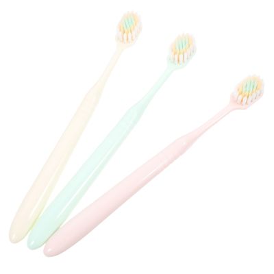 IWOWHERO Ft Bristle Toothbrush Soft Toothbrushes for Household Use Wide Brush Head Gentle Cleaning Portable Travel Brush