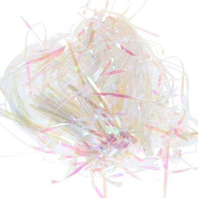 COOLHIYA 1pack Shredded Plastic Filler for Baskets Decorative Packing Shreds Lightweight and Recyclable Packaging Material for Boxes Holiday Decorations and Events