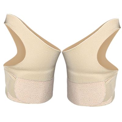 COOLHIYA 2pcs Adjustable Wrist Support Thumb Sleeve Breathable Fitness Protector for Weightlifting Yoga and Sports Skin Color Hand Wraps