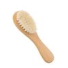 Baluue 2pcs Wooden Comb and Soft Bristle Bathing Brush Set for Natural Goat Hair Gentle Detangling and Scalp Stimulation for Home Use view 3