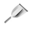 Anneome 2pcs Cleaning Brush Set Broom Dustpan Set Desk Bed Cleaning Tools Dust Removal Brush Grey view 1