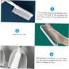 Anneome 2pcs Cleaning Brush Set Broom Dustpan Set Desk Bed Cleaning Tools Dust Removal Brush Grey view 3
