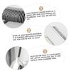Anneome 2pcs Cleaning Brush Set Broom Dustpan Set Desk Bed Cleaning Tools Dust Removal Brush Grey view 4