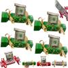 4PCS Christmas Money Dispenser and Money Box,Merry Christmas Money Box for Cash Gift,Christmas Money Holder Ornaments,Funny Christmas Money Pull Box for Kids Adults Friends (Christmas Tree) view 1