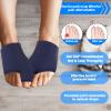 1 Pair Big Toe Foot Ice Pack for Gout Pain Relief, Reusable Blue Toe Ice Pack Wrap for Bunion Relief Hot & Cold Therapies for Foot for Swelling, Sprained, Bruises, Post-Surgery Recovery view 3